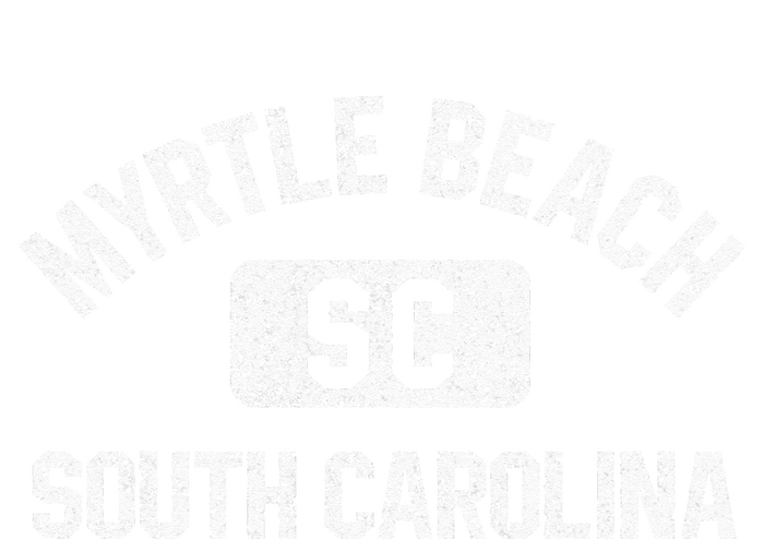 Myrtle Beach SC Gym Style Distressed White Print Kids Tie-Dye T-Shirt