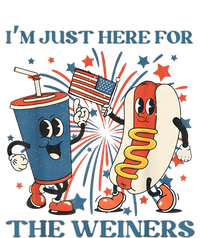 Hot Dog I'm Just Here For The Wieners 4Th Of July Long Sleeve Shirt