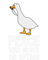 Peace Was Never An Option Goose Meme Flat Bill Trucker Hat