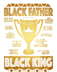 Black Father King Fathers Day Dad Husband Dope Leader Men T-Shirt