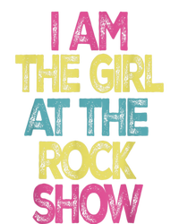 Vintage I Am The Girl At TheRock Show Rock Music Lover Tee T-Shirt