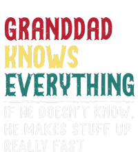 Granddad Know Everything Fathers Day For Funny Granddad T-Shirt