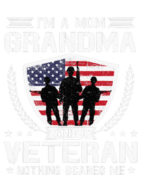 Im A Mom Grandma And A Veteran Nothing Scares Me Baby Long Sleeve Bodysuit