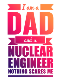 Dad And Nuclear Engineer Nothing Scares Me Fathers Day Gift Cool Gift Kids Hoodie