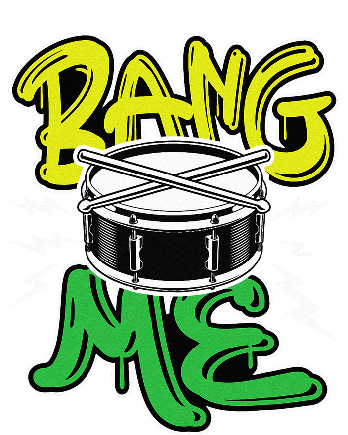 Bang Me Funny Percussionist Drums Musician Snare Drummer Sustainable Knit Beanie