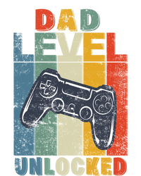 Dad Level Unlocked Retro Vintage Game Lover Gift V-Neck T-Shirt