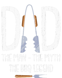 Dad The Man The Myth The BBQ Legend Funny Barbecue Pitmaster PosiCharge Competitor Tank