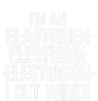 Im An ... I Cut Wires Lineman Funny Electrician Women's Flannel Pajama Set