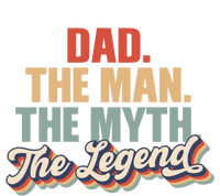 Dad The The Myth The Legend Retro Fathers Day Gift Ceramic Bell Ornament