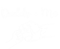 Daddy And Me Best Dad Ever Fist Bump Funny Fathers Day Gift Striped Beanie with Solid Band