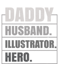 Daddy Husband Illustrator Hero Fathers Day Gift Kids Hoodie