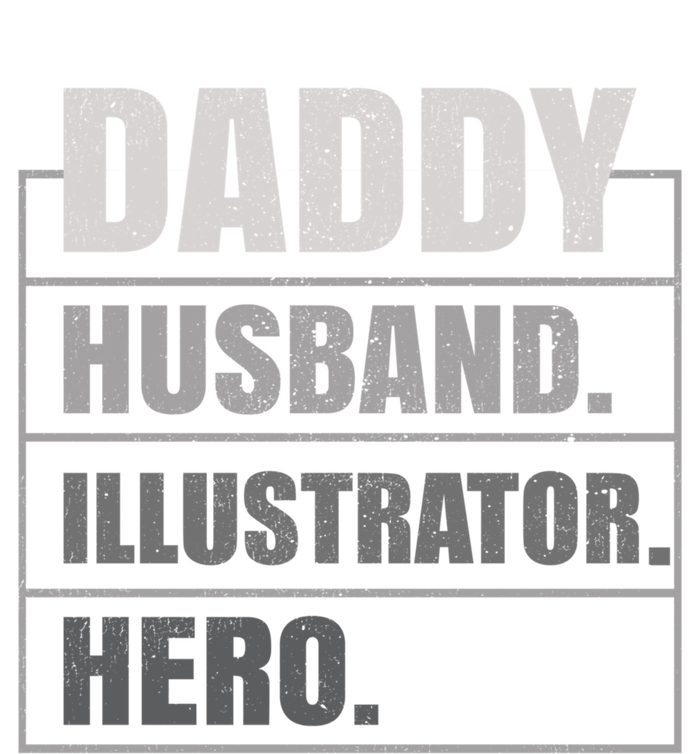 Daddy Husband Illustrator Hero Fathers Day Gift Kids Hoodie