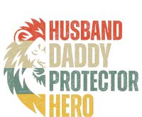 Husband Daddy Protector Hero Retro Father's Day T-Shirt