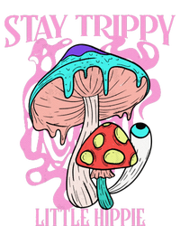 Retro Psychedelic Mushroom Stay Trippy Little Hippie Gift Mousepad