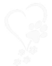 Dog Paw Heart Baby Dogs Dog Paws Hearts Dog Paw Print Women’s Perfect Tri Rocker Tank