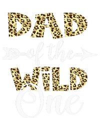 Dad Of The Wild One Zoo Themed 1st Birthday Party Women's Crop Top Tee