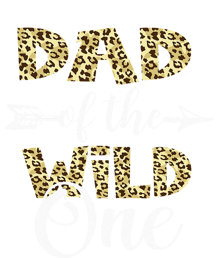 Dad Of The Wild One Zoo Themed 1st Birthday Party Women's Crop Top Tee