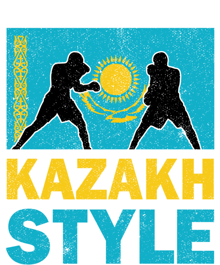 Kazakh Boxing Vintage Kazakhstan Flag Kazakh Boxing Pride Cool Gift Magnet