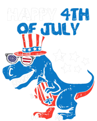 Kids Happy 4th Of July Trex Dino Dinosaur Funny Gift Ladies Essential Flowy Tank