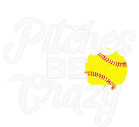 Funny Softball Pitcher Pitches Be Crazy Fast Slow Pitch Tie Dye Hoodie