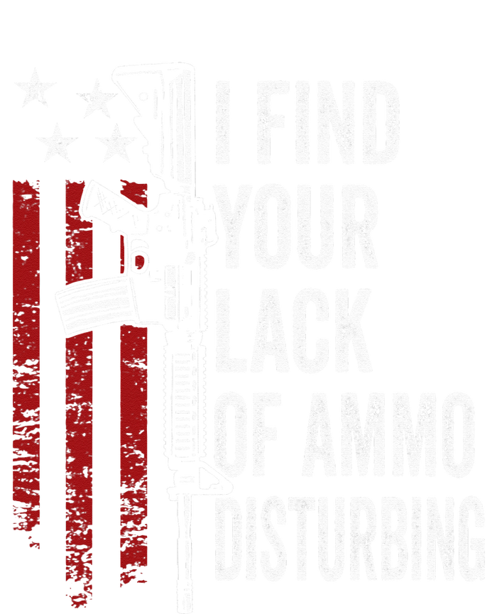 I Find Your Lack Of Ammo Disturbing Funny Gun Owner Joke Kids T-Shirt