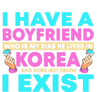 I Have A Boyfriend Who Is My Bias Korean Kdrama Kpop Lover Kids Tie-Dye T-Shirt