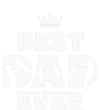 Best Dad Ever Funny Father's Day Womens Cotton Relaxed Long Sleeve T-Shirt