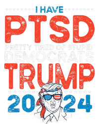 I Have PTSD Pretty Tired of Stupid Democrats Trump 2024 Performance Fleece Hoodie