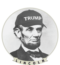 Lincoln Wearing Trump Hat Funny Abe Merica Abraham Gift T-Shirt