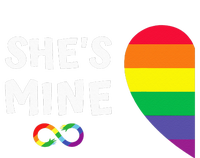 im hers shes mine matching for pride lesbian couples LGBTQ Baby Bodysuit