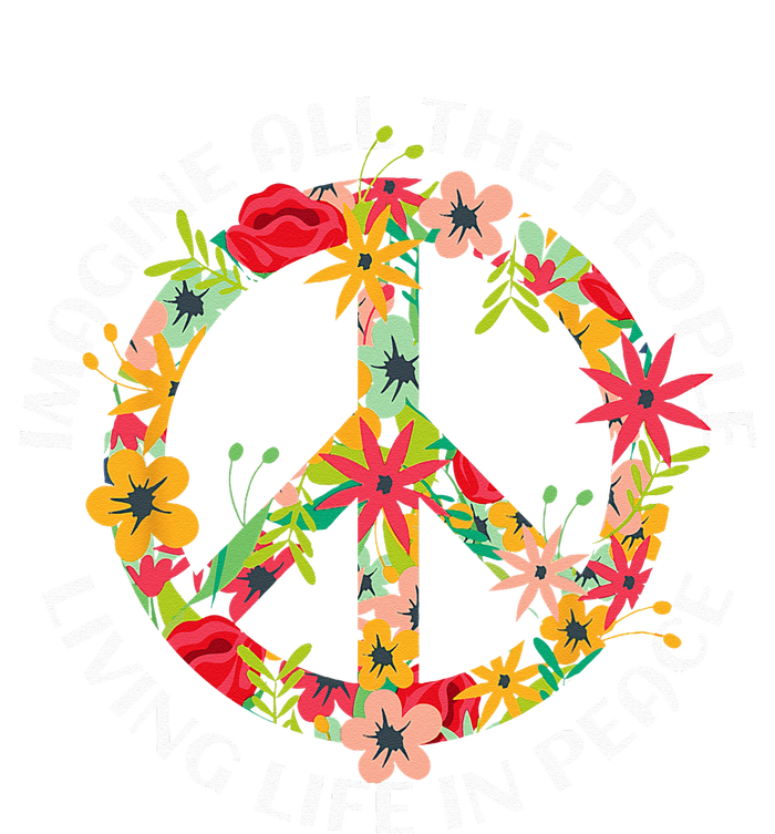 Imagine All The People Living Life In Peace T-Shirt