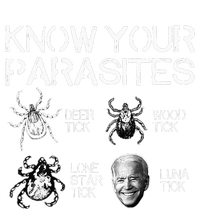 Know Your Parasites Tick Biden (on back) Classic Ladies Long Sleeve Shirt