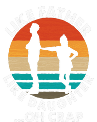 Like Father Like Daughter Oh Crap Fathers Day From Daughter Striped Beanie with Solid Band