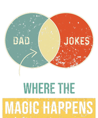 Dad jokes where the magic happens Bumper Sticker