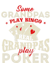 Real Grandpas Play Poker Funny Card Player Casino Gambler Women's T-Shirt