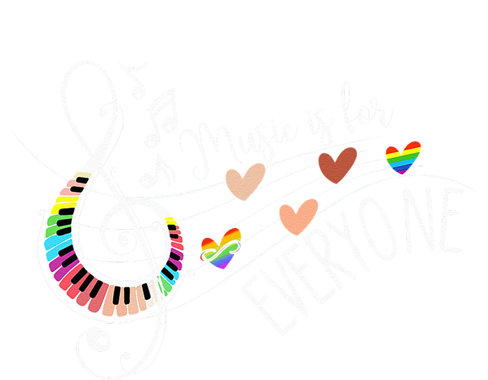 Music Is For Everyone Funny Love Music For Teacher Doggie Tank