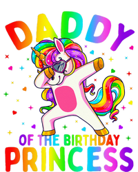 Daddy of the Birthday Princess Dabbing Unicorn Dad T-Shirt