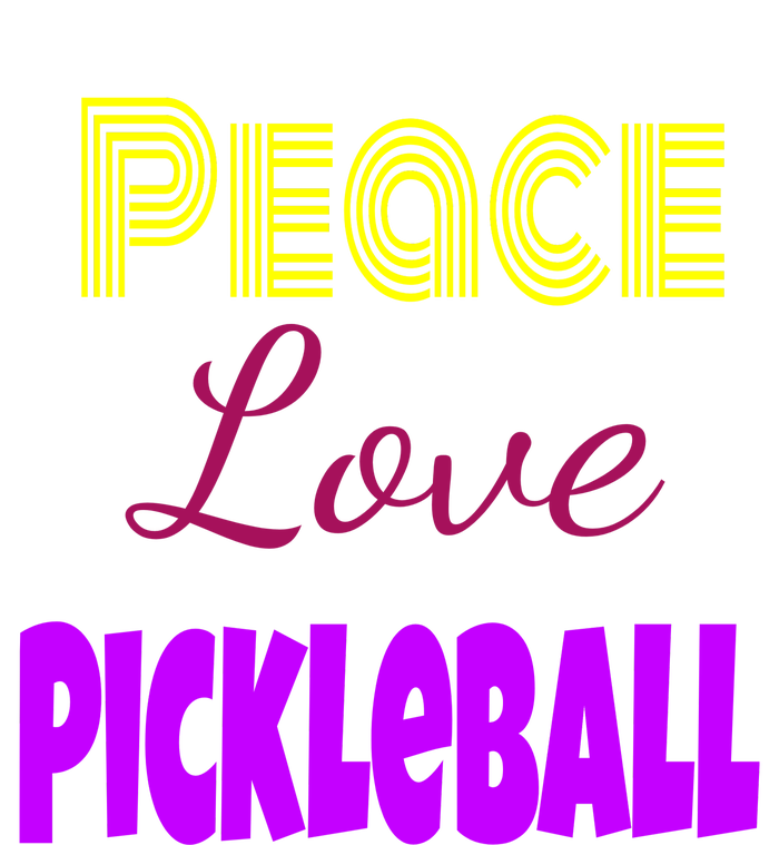 Peace Love Pickleball Women's Fleece Hoodie