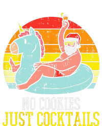 No Cookies Cocktails Santa Summer Christmas In July Xmas Toddler Zip Fleece Hoodie