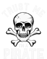 Trust Me I'm A Pirate Funny Skull Crossbones Freebooter Valucap Bio-Washed Visor