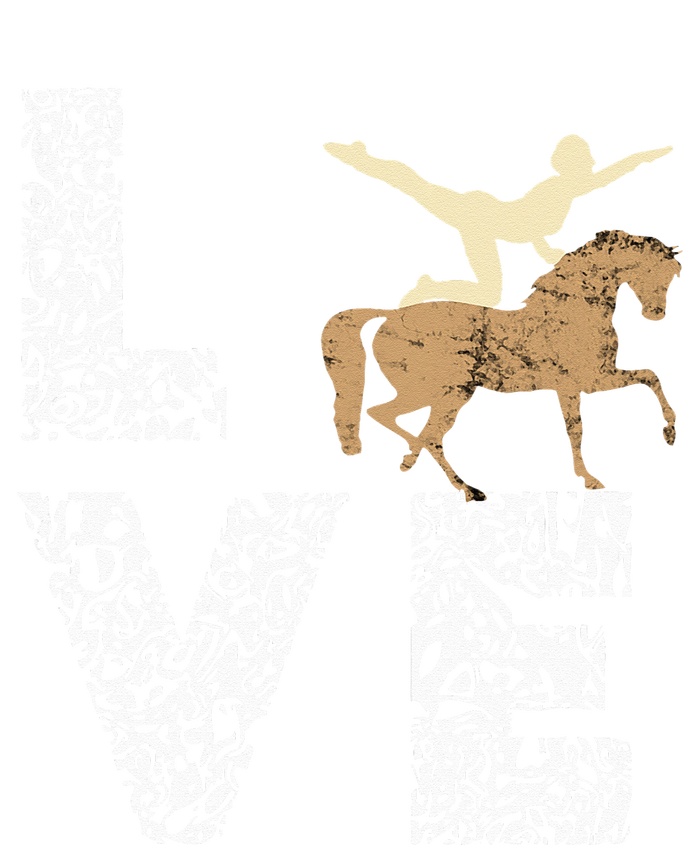 Vaulting Love Horseback Equestrian Horse Riding Acrobatics T-Shirt