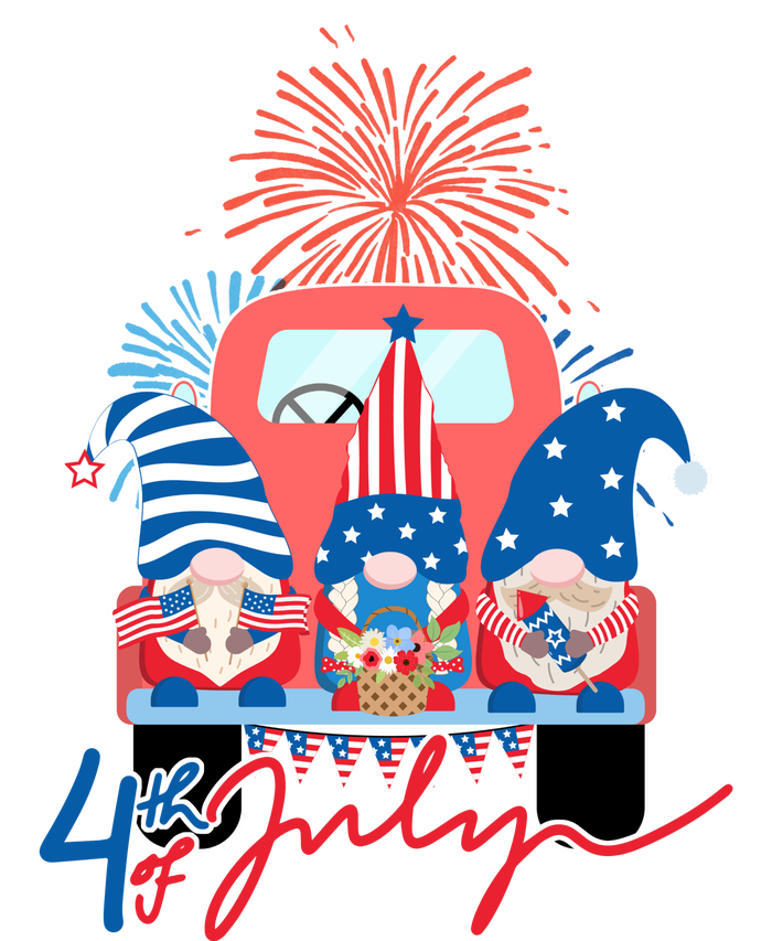 4th Of July Gnome Celebration Premium Hoodie