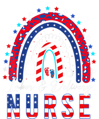 Labor And Delivery Nurse 4th Of July Rainbow T-Shirt