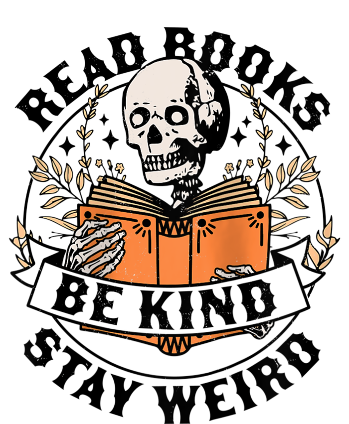 Read Books Be Kind Stay Weird Skeleton Reading Book Bookish Premium Hoodie