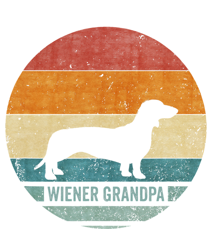 Vintage Retro Dachshund Grandpa Wiener Silhouette Puppy Love T-Shirt