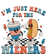 Hot Dog I'm Just Here For The Wieners 4Th Of July Ladies Long Sleeve Shirt