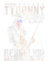 When Tyranny Becomes Law Rebellion Becomes Duty (On Back) Sweatshirt Cinch Pack Bag