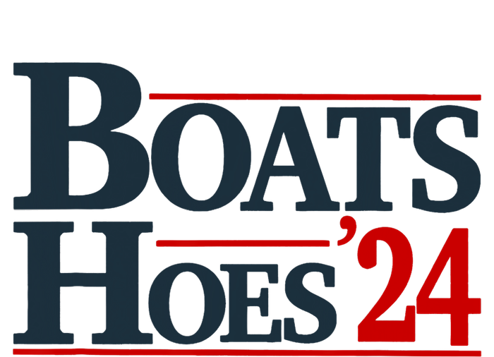 Boats And Hoes 2024 Election Funny Platinum Collection Golf Towel