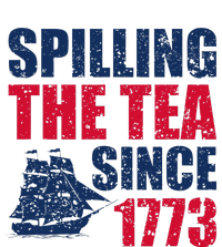 Spilling The Tea Since 1773 Vintage Fourth Of July Patriotic Women's Flannel Pajama Set