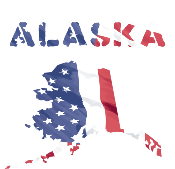 Alaska Usa Proud United States America Patriot Flag Us Gold Gift Sweatshirt Cinch Pack Bag